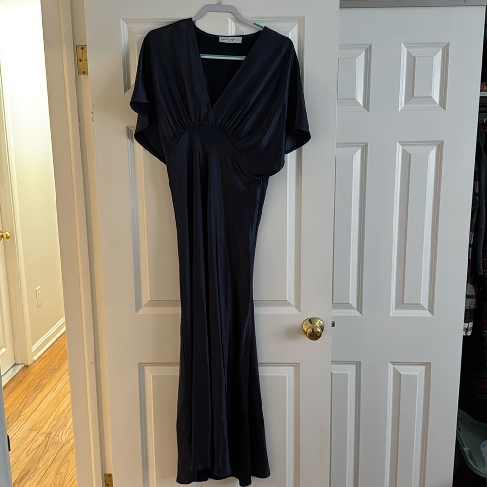 Petal & Pup RICKI MAXI DRESS - MIDNIGHT INDIGO